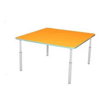 Kleutertafel | Verstelbaar | Vierkant | Oranje | Voor, Verzenden
