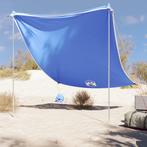 vidaXL Strandluifel met zandankers 214x236 cm blauw, Caravans en Kamperen, Nieuw