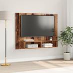 vidaXL Wand TV Kast Oude hout 120 x 23.5 x 90 cm Bewerkt, Huis en Inrichting, Kasten |Televisiemeubels, Verzenden, Nieuw