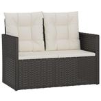 Tuinbank Zwart 105cm | Retour Deal | -35%, Verzenden, Nieuw