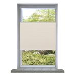 vidaXL Plisséjaloezie 110x125cm crème, Huis en Inrichting, Stoffering | Gordijnen en Lamellen, Verzenden, Nieuw