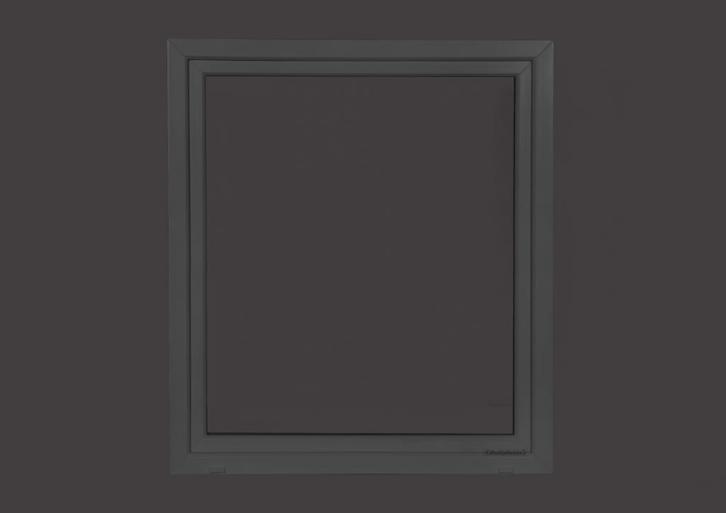 PVC kiep b100xh100 cm antraciet, Doe-het-zelf en Bouw, Glas en Ramen, Dubbelglas, Nieuw, Gevelraam of Ruit, 80 tot 120 cm, 80 tot 120 cm