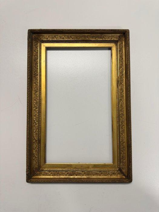 Lijst - Hout, Gips - De Vergulde Eeuw, Antiquités & Art, Antiquités | Autres Antiquités