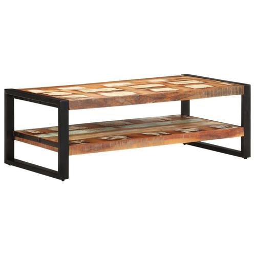 vidaXL Salontafel 120x60x40 cm massief gerecycled hout, Huis en Inrichting, Tafels | Salontafels, Nieuw, Verzenden