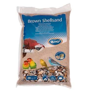 Schelpenzand bruin 20kg, Dieren en Toebehoren, Vogels | Toebehoren, Nieuw