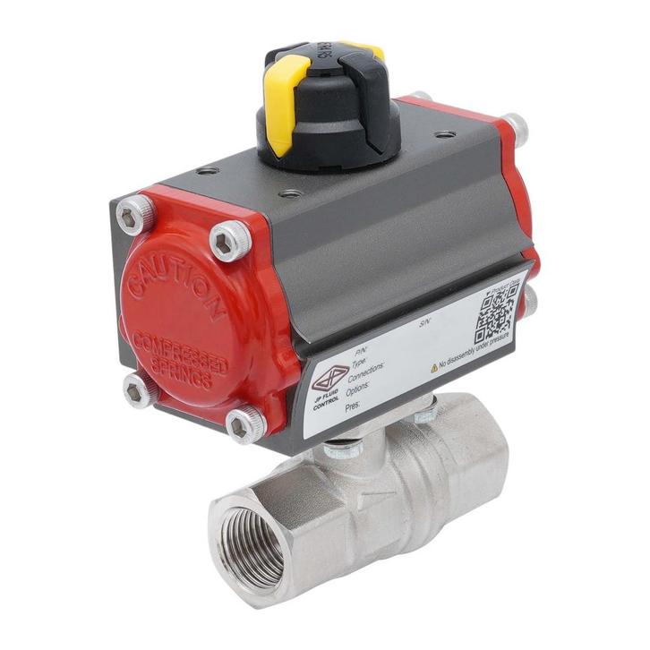 Vanne À Bille Pneumatique G1 Laiton Fermeture Par Ressort, Doe-het-zelf en Bouw, Gereedschap | Overige machines, Verzenden