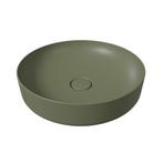 OP=OP Opbouw Waskom Salenzi Form 45cm Mat Legergroen, Doe-het-zelf en Bouw, Sanitair, Ophalen of Verzenden, Nieuw, Overige typen