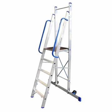 Magazijntrap 5 treeds, Doe-het-zelf en Bouw, Ladders en Trappen, Verzenden, Nieuw
