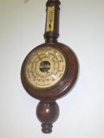 Aneroid barometer - Glas, Hout, Messing - Barometer en, Antiek en Kunst