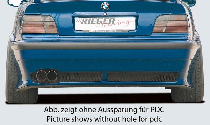 Rieger achterbumper | 3er E36: - Cabrio, Coupe, Lim., Tourin, Auto-onderdelen, Carrosserie, Nieuw, BMW, Verzenden