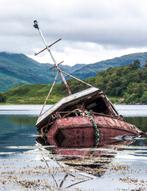 David Law - The Lost Boat - Format Panoramique 40x80, Antiek en Kunst