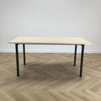 Eromes kantinetafel 160x80 cm, Ahorn blad  - antraciet poten, Gebruikt, Bureau