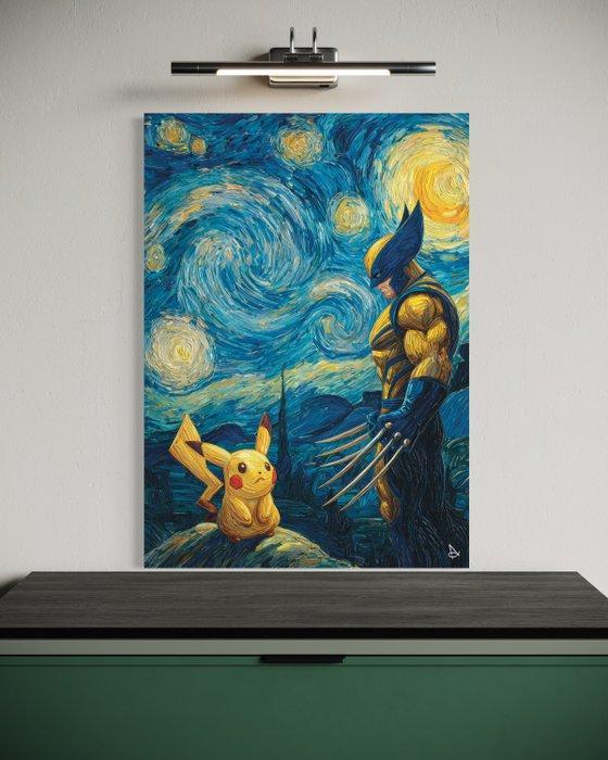 ANDSAL - Pikachu & Wolverine Van Gogh Tribute V2 Special, Games en Spelcomputers, Spelcomputers | Overige Accessoires