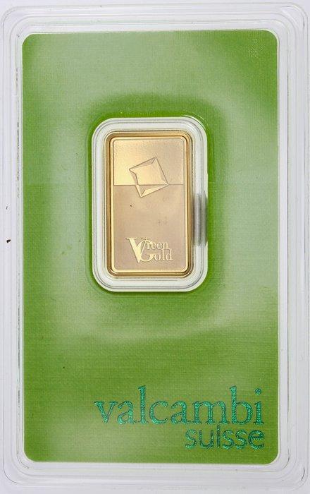 10 gram - Goud .999 - Valcambi, Switzerland - Verzegeld en, Postzegels en Munten, Edelmetalen en Baren