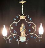 Lustre - Aucune réserve - Fer, verre, bois., Antiek en Kunst