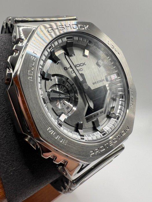 Casio - G-SHOCK FINE METALLIC SERIES Gray Dial Stainless, Handtassen en Accessoires, Horloges | Heren