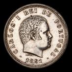 Portugal. D. Carlos I (1889-1908). 200 Reis 1891 - Reverso