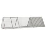 vidaXL Konijnenhok 302,5x80,5x71 cm gegalvaniseerd staal, Dieren en Toebehoren, Verzenden, Nieuw