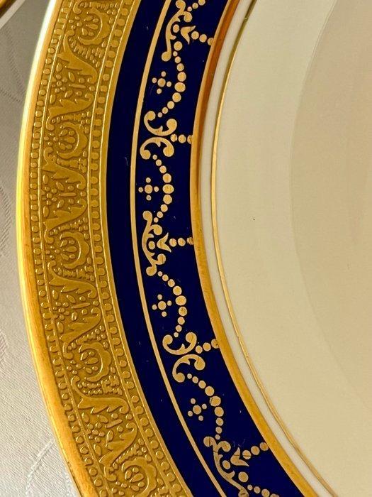 AYNSLEY, Georgian Cobalt - Schotel (6) - Porselein, Antiek en Kunst, Curiosa en Brocante