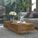 vidaXL Table basse chêne fumé 100x49,5x31 cm bois, Maison & Meubles, Tables | Tables de salon, Neuf, Verzenden