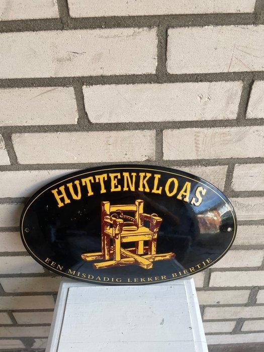 Zeldzaam origineel Huttenkloas emaille reclamebord -, Antiek en Kunst, Antiek | Wandborden en Tegels