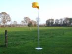 korfbalpaal voor op gras met korf ,verstelbaar2,5m3m en 3,5m