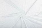 Fluweel stof wit stof - 10m rol - Velours stretch, Nieuw, Verzenden