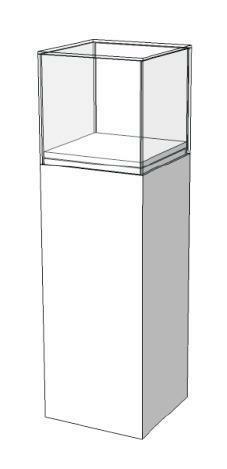 *TIP*  Toonkastje met toonvak en groot blok C-PKL-007, Zakelijke goederen, Kantoor en Winkelinrichting | Winkel en Inventaris