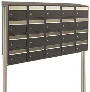 Brievenbussen voor appartement, flat, portiek, instelling beschikbaar voor biedingen