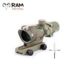 RAM Red Fiber Optic CAMO ACOG Sight | Multicam, Verzenden