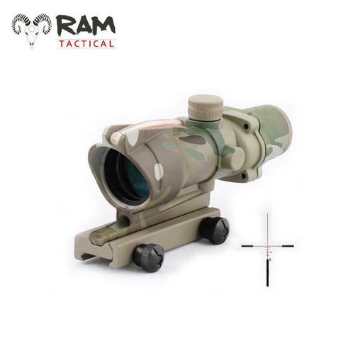 RAM Red Fiber Optic CAMO ACOG Sight | Multicam, Hobby en Vrije tijd, Overige Hobby en Vrije tijd, Verzenden