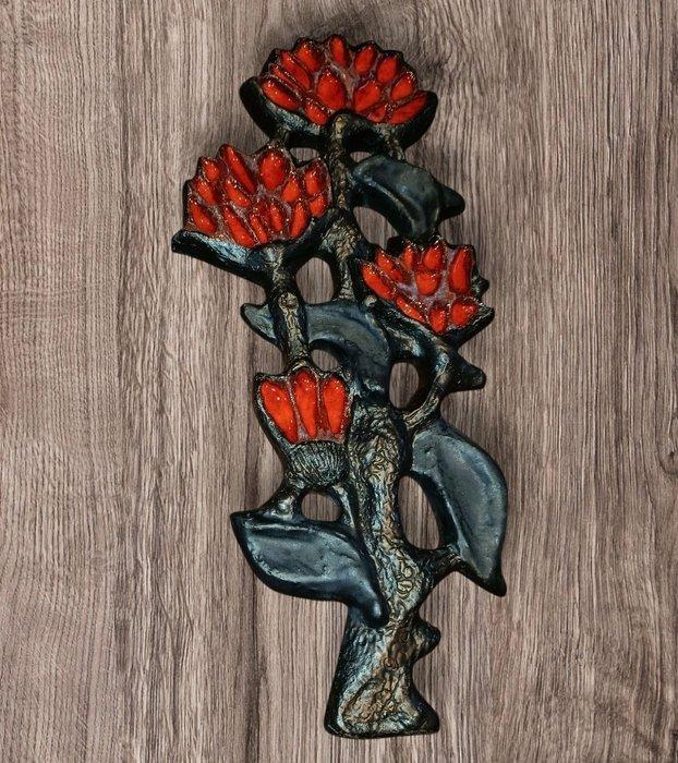 Perignem - Elisabeth Vandeweghe - Wandbord - Keramiek -, Antiquités & Art, Antiquités | Verre & Cristal