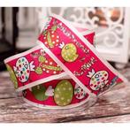 Lint roze paaskuikens - oeuf cocottes 40mm x 20m met draad, Nieuw