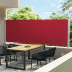 vidaXL Tuinscherm uittrekbaar 160x600 cm rood, Tuin en Terras, Verzenden, Nieuw