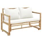 Tropische Tuinbank Deal! Bamboe Bank met Korting -40%! (S..., Tuin en Terras, Verzenden, Nieuw, Hout