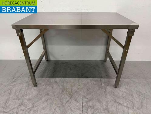 RVS HCB Inklapbare Werktafel Tafel 120 x 70 x 85 cm Horeca, Zakelijke goederen, Horeca | Meubilair en Inrichting, Ophalen of Verzenden