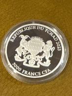 Tchad. 5000 Francs 2023 Red Panda Colorized 1 Oz (.999), Postzegels en Munten