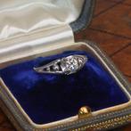 Zonder Minimumprijs - Ring - 18 karaat Witgoud - 0.25ct. tw., Handtassen en Accessoires, Ringen, Nieuw