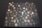 Collection de 78 médailles religieuses - Bronze, Métal,