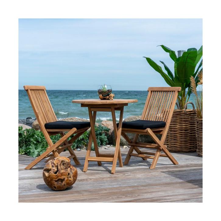 Inklapbare houten tuinstoel | Naturel, Huis en Inrichting, Stoelen, Bruin, Eén, Nieuw, Hout, Verzenden