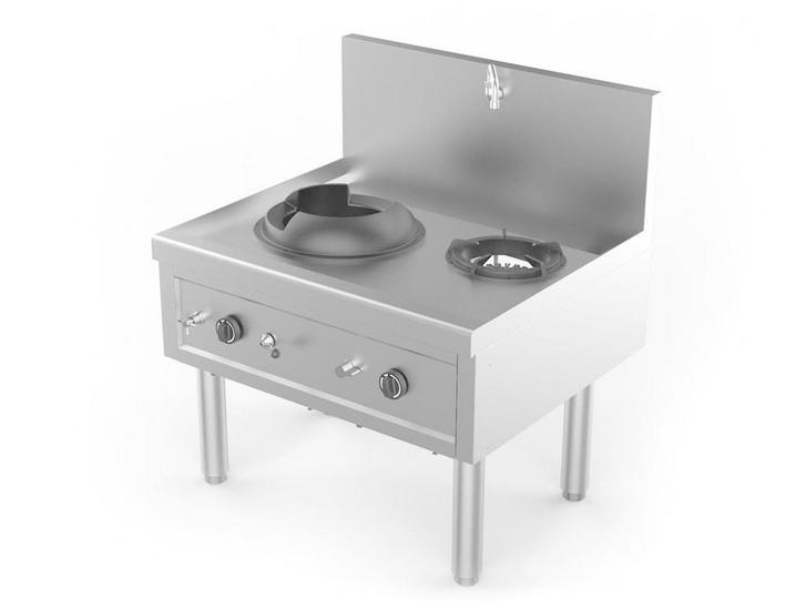 Wokfornuis | Gas | 1 Wokbrander + 1 Soepbrander | 36.7kW |, Zakelijke goederen, Horeca | Keukenapparatuur, Nieuw in verpakking