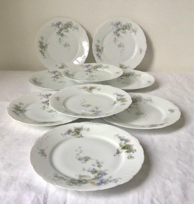 Thomas & Ens (Th. U. E.) - Tafelservies (9) - Platte borden, Antiquités & Art, Antiquités | Verre & Cristal