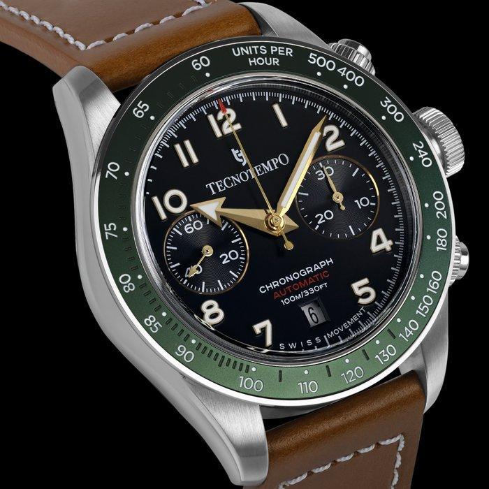 Tecnotempo - Chronograph Automatic - MECA CHRONO - Limited, Handtassen en Accessoires, Horloges | Heren