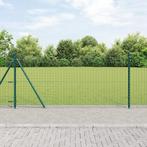 vidaXL Hekpalen met Basisplaten 26 stuks Ø32mm 110cm, Verzenden, Nieuw