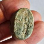 Aziatisch of Grieks Aventurine Quartz Staande Koning Zegel