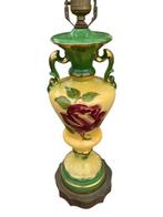 Shull - Lampe de table - Style Florentin - Laiton, Céramique