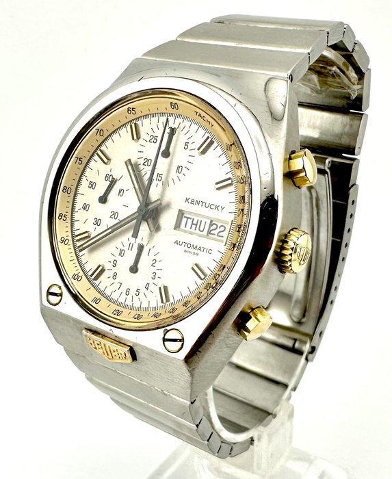 Heuer - kentuky - Ref.750.705 - Heren - 1980-1989, Handtassen en Accessoires, Horloges | Antiek