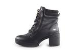 Mustang Veterboots in maat 38 Zwart | 5% extra korting, Verzenden, Zwart, Overige typen, Zo goed als nieuw
