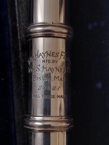 The Haynes Flûte HMFM bft 1955, Argent. - - Flûte à clé -, Musique & Instruments, Instruments à vent | Flûtes à bec