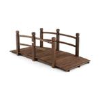 2dekans | Vijverbrug Tuinbrug Houten Brug met Leuning 171 x, Tuin en Terras, Ophalen of Verzenden, Nieuw